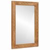 vidaXL Bathroom Mirror Rectangular Light Brown 50 x 2.5 x 70 cm