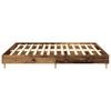 vidaXL Bed Frame No Mattress Old Wood 200x200 cm Engineered Wood