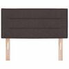 vidaXL Headboard with Headboard Dark Brown 100 cm Faux Leather