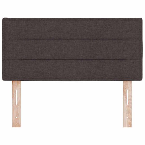 vidaXL Headboard with Headboard Dark Brown 100 cm Faux Leather
