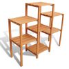 vidaXL Planter | Brown | Solid fir wood | 97x31x87 cm | Shelving | Plant Stand