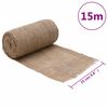 vidaXL Jute Roll 0.25x15 m 100% Jute 200 gsm