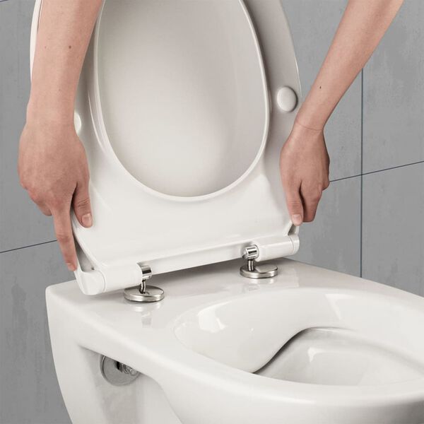 CORNAT Toilet Seat with Soft-close PREMIUM 6 Duroplast White