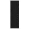 vidaXL Shoe Cabinet Black Oak 60 x 18 x 60 cm Engineered Wood