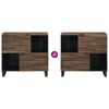 vidaXL Sideboard Brown 80 x 33 x 75 cm Solid mango wood