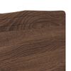 vidaXL Headboard with Headboard Brown Oak 180 cm Engineered wood