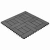 vidaXL Decking Tile 11 pcs Grey 30 x 30 cm WPC