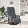 vidaXL Massage Recliner Chair Dark Grey 91 x 71 x 105 cm Velvet