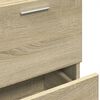 vidaXL Sink Cabinet Sonoma Oak 40x37x59 cm Engineered Wood