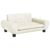 vidaXL Kids Sofa Cream 70x45x33 cm Velvet