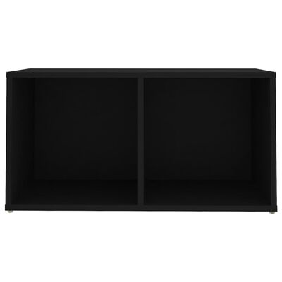 vidaXL TV Cabinets 2 pcs Black 72x35x36.5 cm Engineered Wood