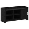 vidaXL Shoe Cabinet 100 x 39 x 51 cm Engineered Wood Black Oak