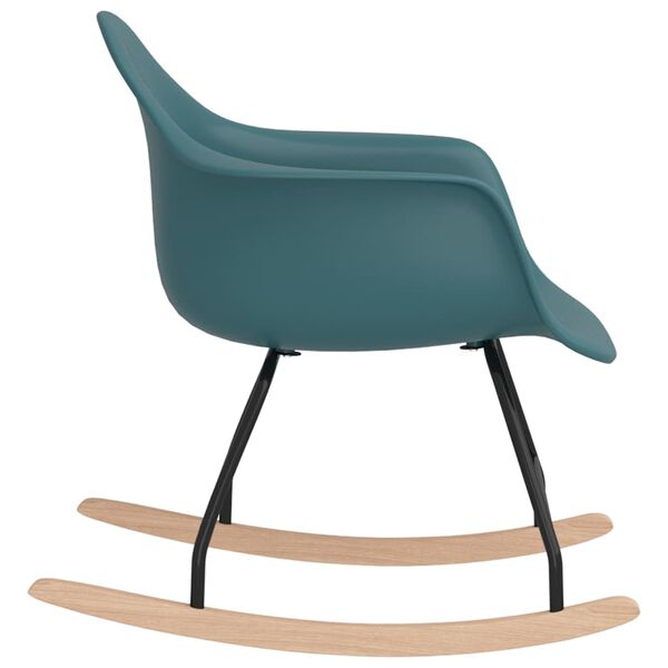 vidaXL Rocking Chair Turquoise PP