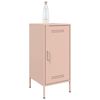 vidaXL Sideboards 2 pcs Pink 36x39x79 cm Steel