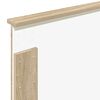 vidaXL Bed Frame with Headboard Sonoma Oak 100 x 200 m Engineered Wood