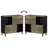 vidaXL Sideboard 80x33x75 cm Solid Wood Mango