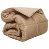 vidaXL Winter Duvet Gold 220 x 140 cm Satin and Microfiber
