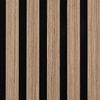 vidaXL Acoustic Wall Panels 2 pcs Slatted 60.5x60 cm Oak Veneer