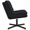vidaXL Swivel Relaxing Chair Black 63 x 75 x 76 cm Velvet