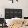 vidaXL Wall Headboard Black 81x3x63 cm Solid Wood Pine