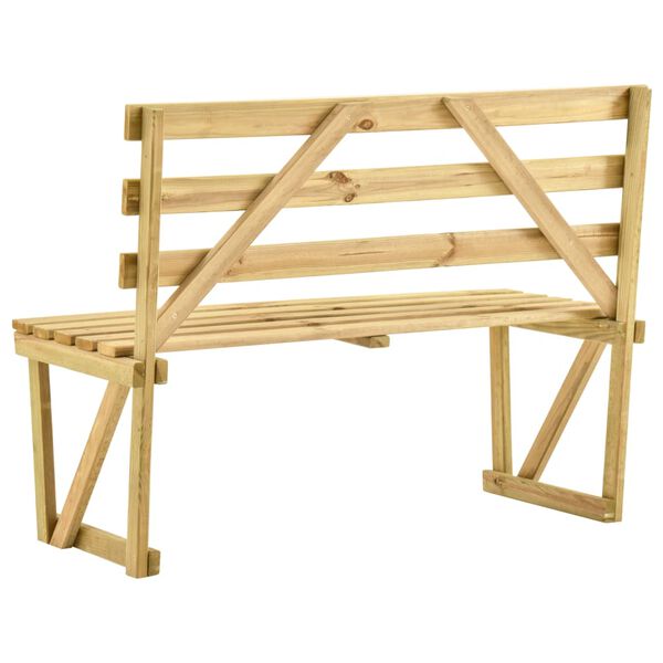 vidaXL Garden Bench 120 cm Impregnated Pinewood