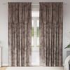 vidaXL Velvet Curtains 2 pcs Cappuccino 245 x 140 cm Velvet