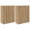 vidaXL Wall-Mounted Cabinet 2 pcs Artisan Oak 69.5 x 34 x 90 cm