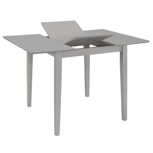 vidaXL 3 Piece Dining Set MDF Grey
