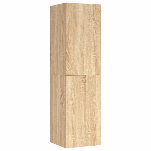 vidaXL TV Cabinet Sonoma Oak 30.5x30x110 cm Engineered Wood