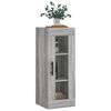 vidaXL Wall Mounted Cabinet Grey Sonoma 34.5x34x90 cm