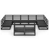 vidaXL 11 Piece Garden Lounge Set Solid Pinewood