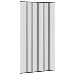 vidaXL Insect Door Screen with Mesh Curtain Black polyester