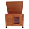 @Pet Outdoor Cat House XL 68.5x54x51.5 cm Wood Brown