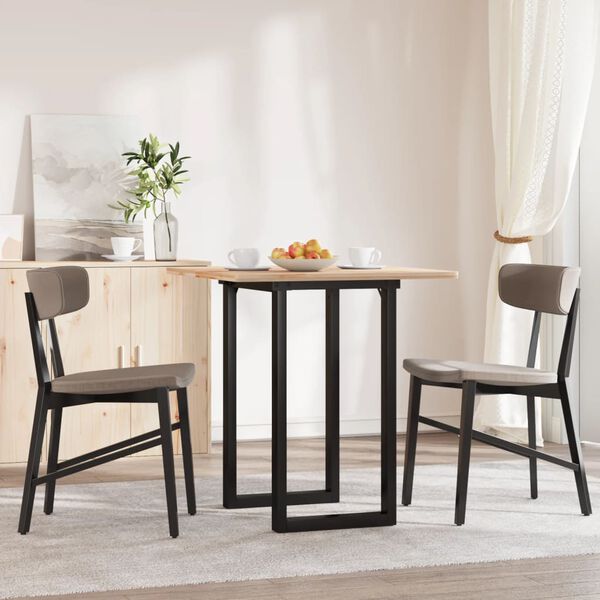 vidaXL Dining Table Legs O-Frame 50x40x73 cm Steel