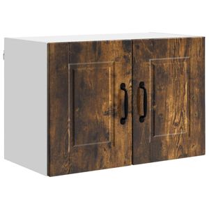 vidaXL Wall Cabinet PORTO Smoked Oak 60 x 31 x 40 cm Engineered Wood