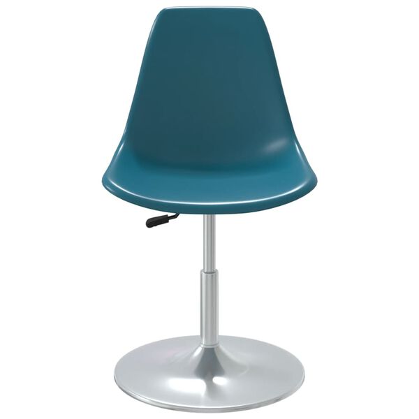 vidaXL Swivel Dining Chairs 4 pcs Turquoise PP