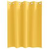 vidaXL Blackout Curtains with Rings 2 pcs Mustard Yellow 140 x 140 cm