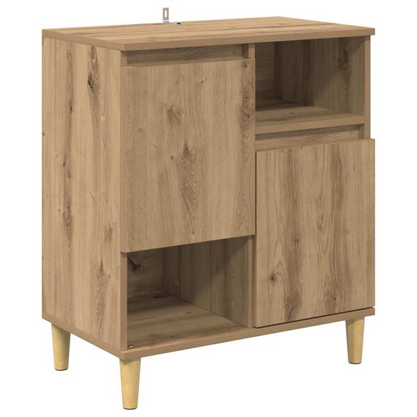 vidaXL Sideboard Artisan oak 35 x 60 x 70 cm Engineered wood