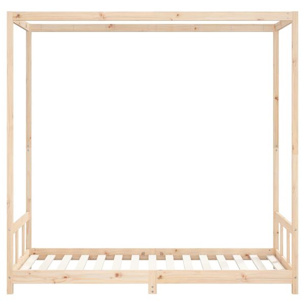 vidaXL Kids Bed Frame 90x190 cm Solid Wood Pine