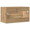 vidaXL Bathroom Hanging Cabinet Artisian Oak 80x38.5x45 cm Engineered Wood
