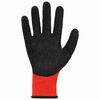 vidaXL Work Gloves 24 pcs Red and Black 8 / M Latex Coating