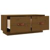 vidaXL TV Cabinet Honey Brown 80x34x35 cm Solid Wood Pine