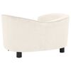 vidaXL Dog Sofa Cream 69x49x40 cm Plush