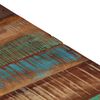 vidaXL Coffee Table Silver Stainless Steel and Solid Wood Reclaimed