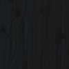 vidaXL Wall Cabinets 2 pcs Black 30x30x100 cm Solid Pinewood
