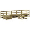 vidaXL 7 Piece Garden Lounge Set Impregnated Wood Pine