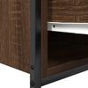 vidaXL Bathroom Basin Cabinet with Drawers Brown Oak 90x34.5x60 cm
