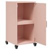 vidaXL Sideboard Pink 36x39x72 cm Steel