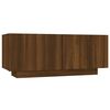 vidaXL 3 Piece TV Cabinet Set with LED Lights Brown Oak Engineered Wood
