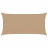 vidaXL Sunshade Sail 160 g/m&sup2; Taupe 2.5x4.5 m HDPE